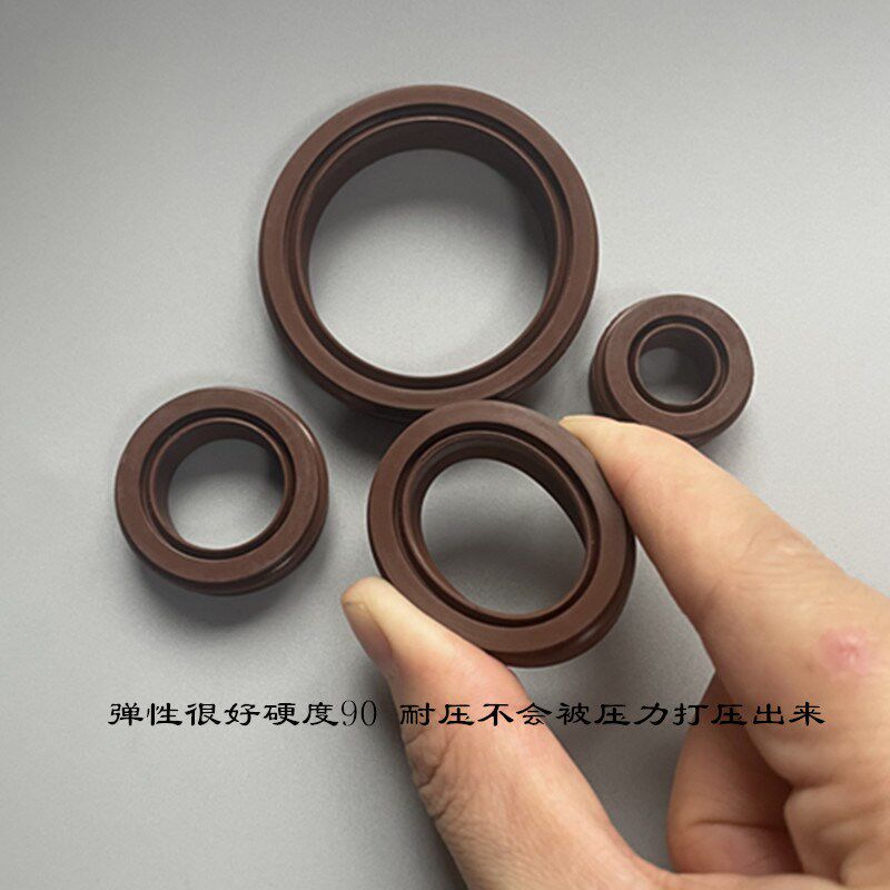 FESTO亚德客SC型气缸氟胶EU型活塞杆防尘密封圈20*30*10.7耐高温