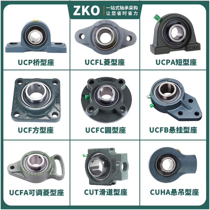 外球面轴承座立式座UCP204 P205 P206 P207 P208 209 210 211 212