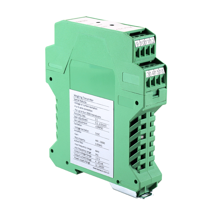 丽景TM30单路模拟变送器高精度称重放大器可接4个传X感器导轨安装