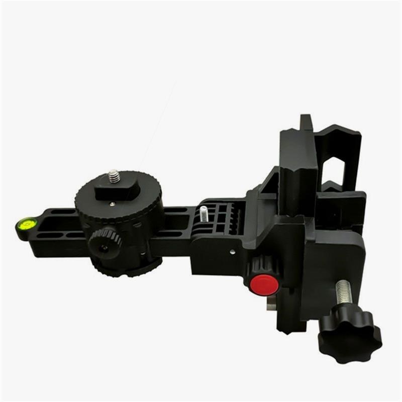 进口多功能微调云台红外线水平仪升降支撑杆支架伸缩杆三脚架