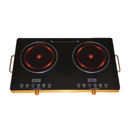 Double head dual stove electric ceramic stove, induction coo