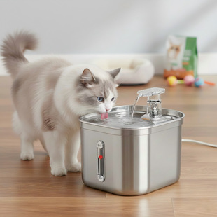 Pet water dispenser, automatic circulation filtration, runni