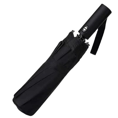 Fully automatic umbrella, men's reinforced rain and rain dua