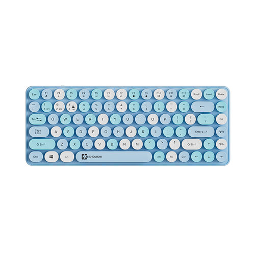Wireless keyboard, mechanical feel, silent computer, Bluetoo
