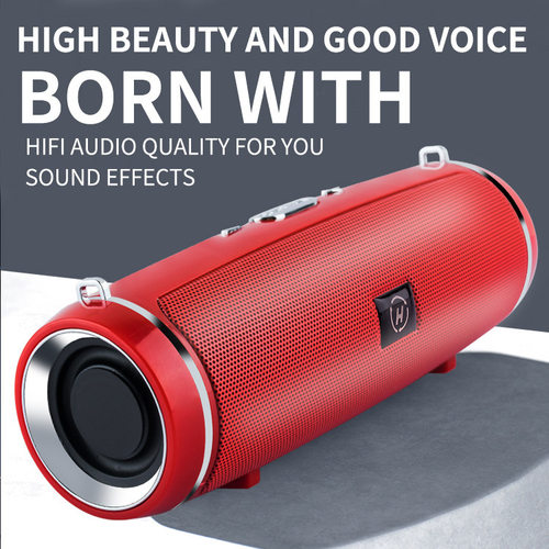 Bluetooth speaker, electroplated radio, outdoor wireless Blu