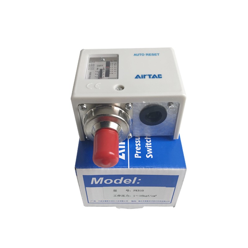 亚德客压力自动开关控制器机械式气动空压机水泵增压泵PK510 506
