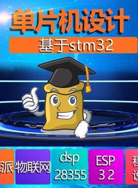 代做单片机stm32/dsp28335/esp32树莓派设计程序物联网开发上位机