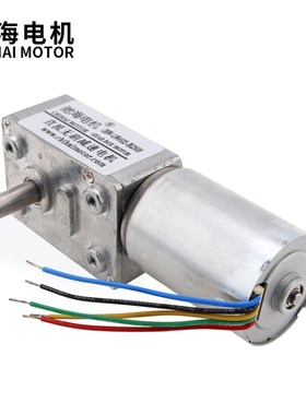 厂家直销 GW4632BL2838蜗轮蜗杆无刷减速电机低速大扭力12V 24V