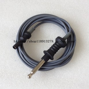 电刀单极电凝线腹腔镜圈套器连接线热活检钳内镜胃肠镜单极电凝线