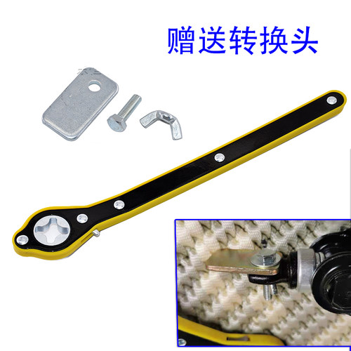 千斤顶省力摇杆剪刀式手摇摇杆省力扳手棘轮扳手车载通用摇把摇手
