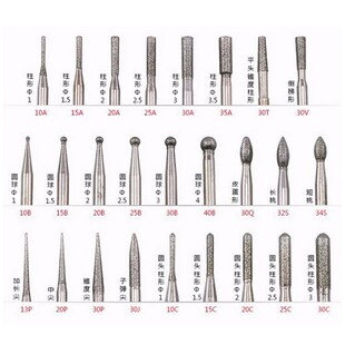台湾锐利克合金打磨头 泽信金刚石磨头 合金粉针磨针钻石磨棒