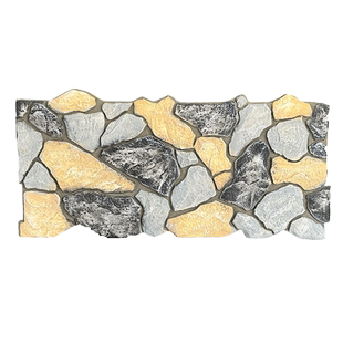 文化石乱形石轻质pu石皮外墙砖背景墙贴人造天然仿石材鹅卵石自粘