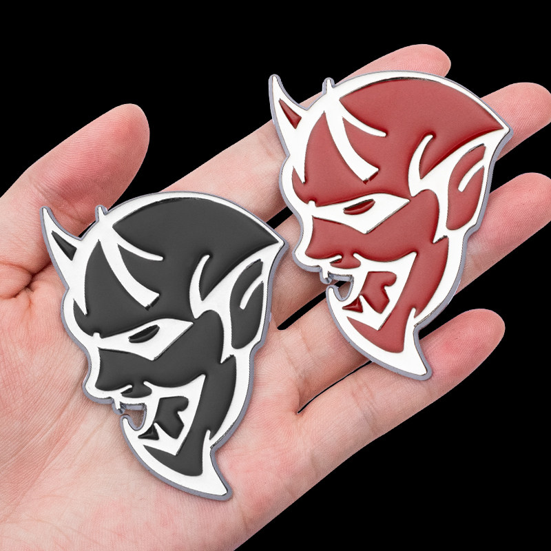 道奇恶魔挑战者DEMON改装地狱猫标志车贴恶魔侧标SRT车标贴
