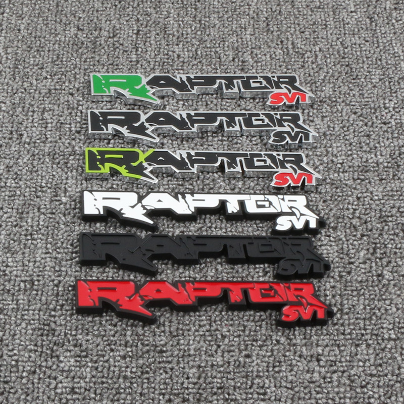 适用于福特猛禽车标RAPTOR SVT装饰贴fx4 F150改装金属车贴侧标