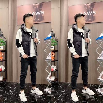 马甲男士保暖黑色马夹