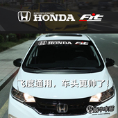 三代四代GK5 适用于飞度前挡贴04 21款 GE6新老通用前挡风玻璃贴纸