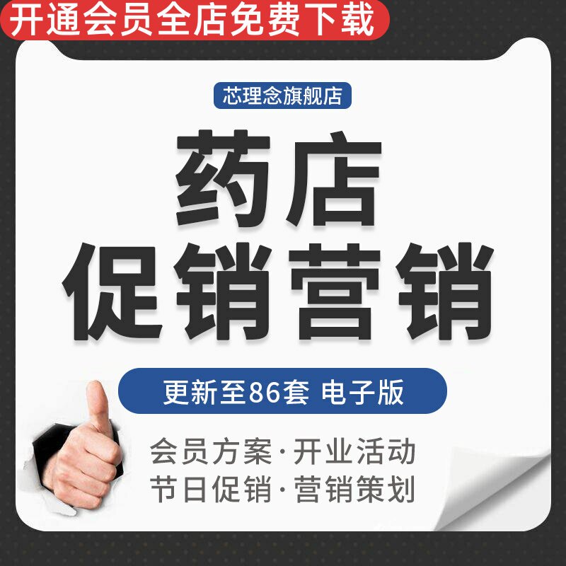 连锁药店大药房开业节日店庆活动促销方案会员全年度营销宣传推广会员卡管理规定连锁药店会员卡优惠管理制度