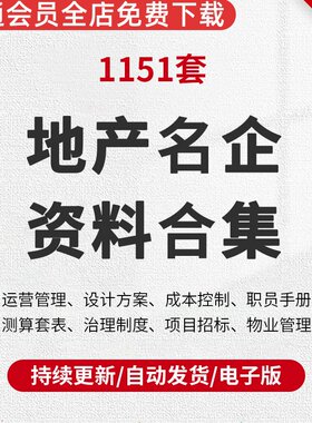 地产名企资料-保利恒大万科招商
