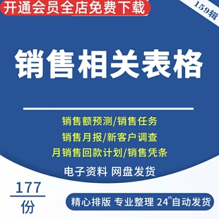 销售业务统计报表成本利润分析市场数据预测计划表excel表格模板比较行业新增终端数量按季度分析销售成本表