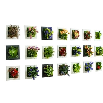 &2018植物墙上挂饰美甲店铺绿植墙面墙壁奶茶店饭店房间的装饰品