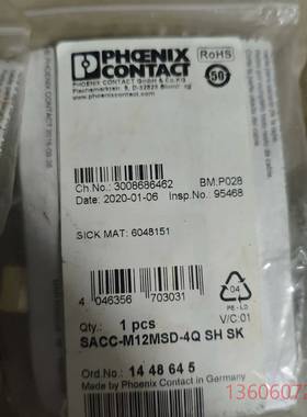 维修菲尼克斯 1448645正品SACC-M12MSD-议价