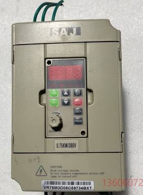 维修三晶变频器8000 VR75M3一台0.75kw 380V议价