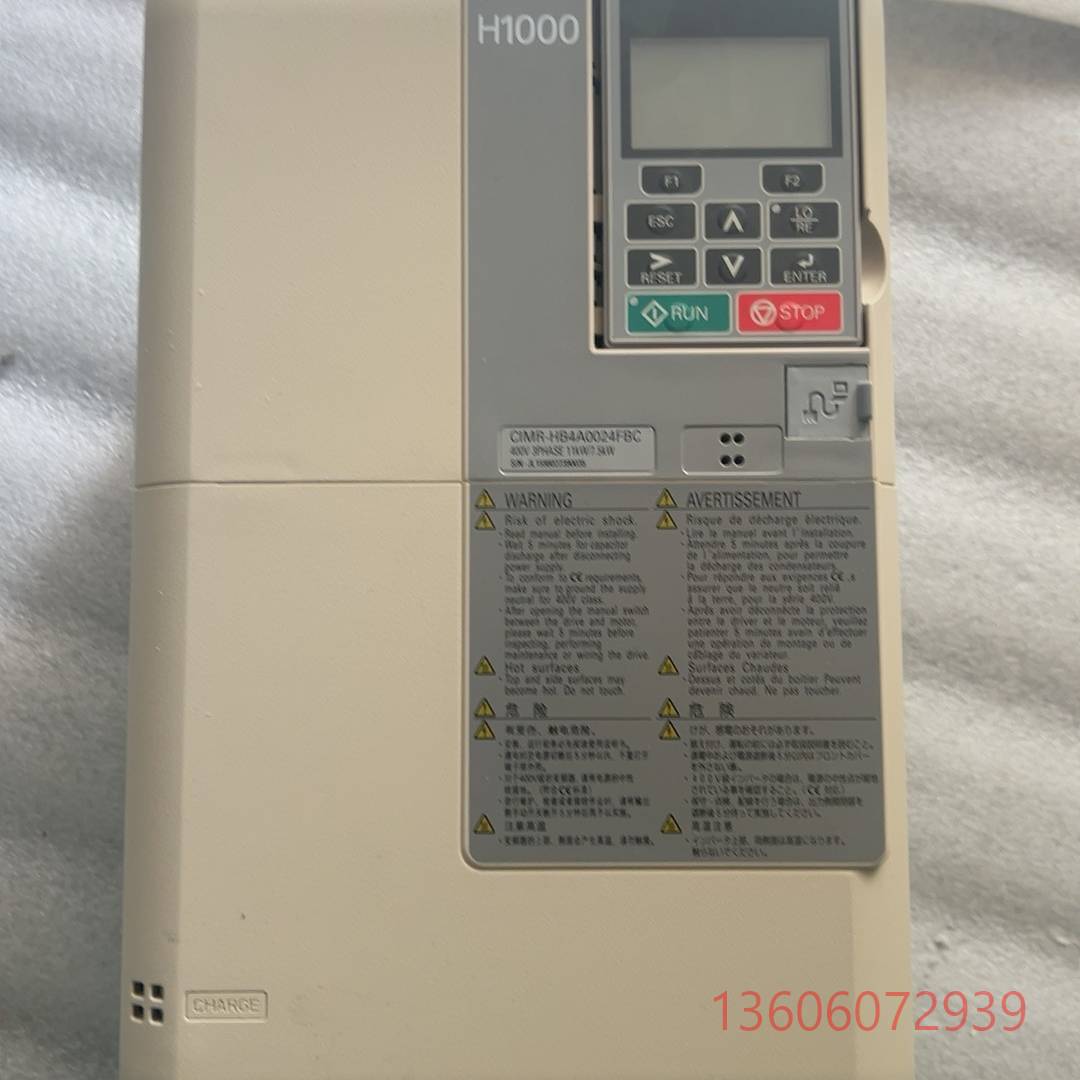 维修安川变频器  CIMR-HB4A0024FBC  一台，议价