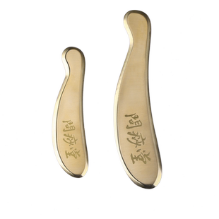 画婷纯黄铜刮痧板正品问痧堂全铜制虎符砭颈背部全身通用李氏砭法