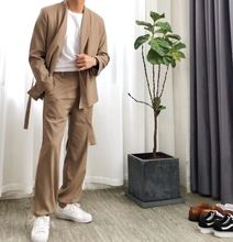 潮流礼服 时尚 春秋2019新品 外套男正装 男士 闵泽一 休闲小西装