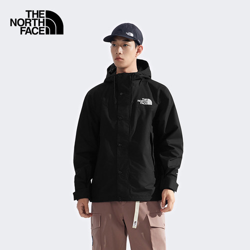 北面防风防水硬壳冲锋衣男