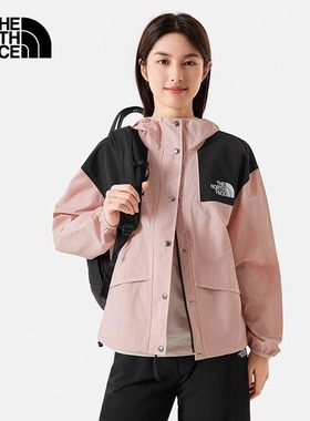 TheNorthFace北面防风衣女春秋新款户外防泼水薄款夹克外套5JXO