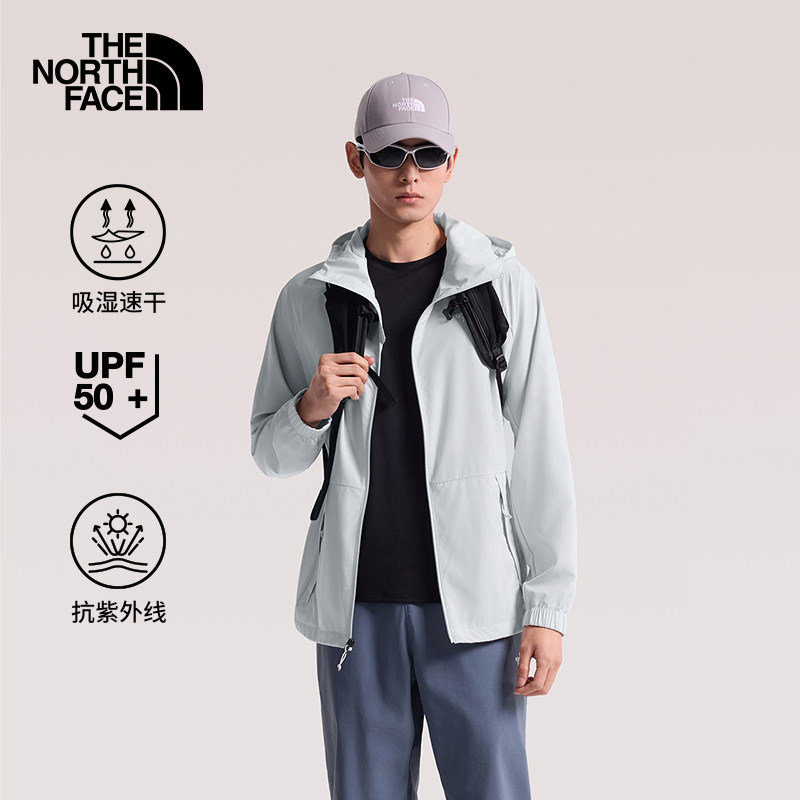 北面防晒衣男户外速干皮肤衣图片