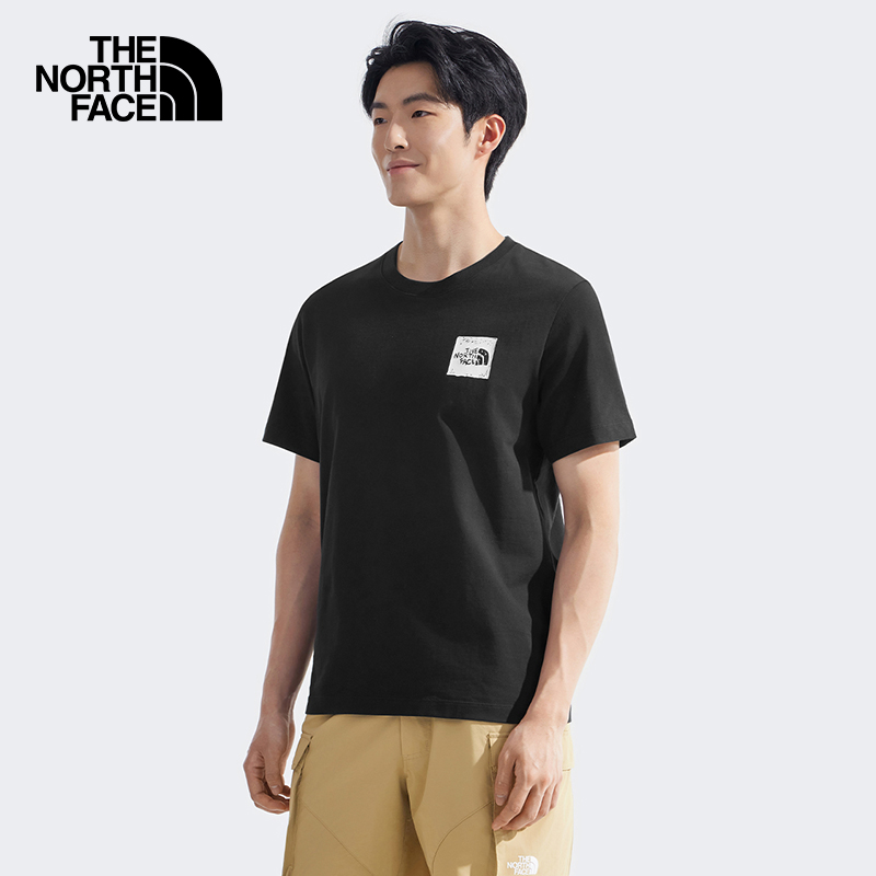 TheNorthFace北面纯棉短袖情侣款25春夏户外休闲运动圆领T恤8EY8