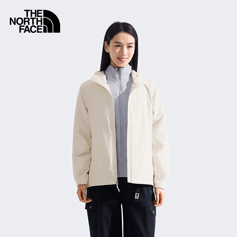 北面羽绒内胆三合一冲锋衣女