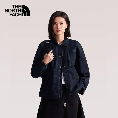 TheNorthFace北面牛仔衣女26春夏户外休闲百搭多口袋翻领外套8FZS
