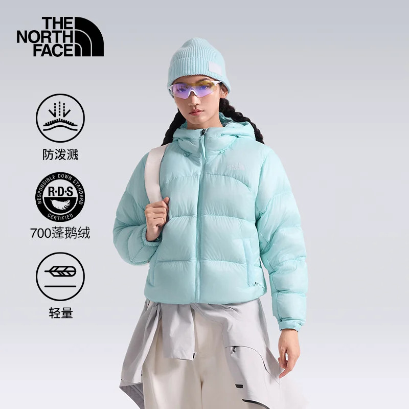 TheNorthFace北面羽绒服女26秋冬户外轻量保暖鹅绒防泼水外套8J6V