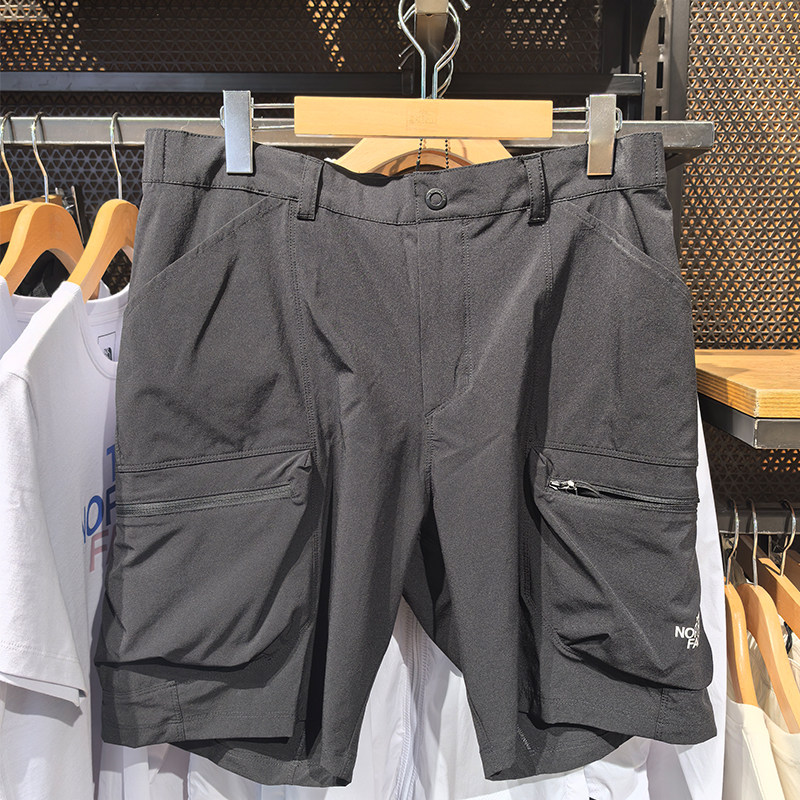 北面短裤男夏季户外运动五分裤