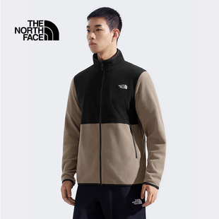 TheNorthFace北面抓绒衣男2025秋冬户外保暖外套冲锋衣内胆8FJ3