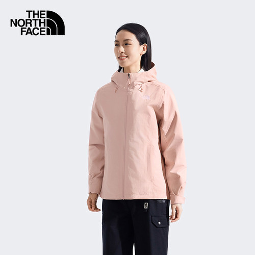 北面羽绒内胆三合一冲锋衣女