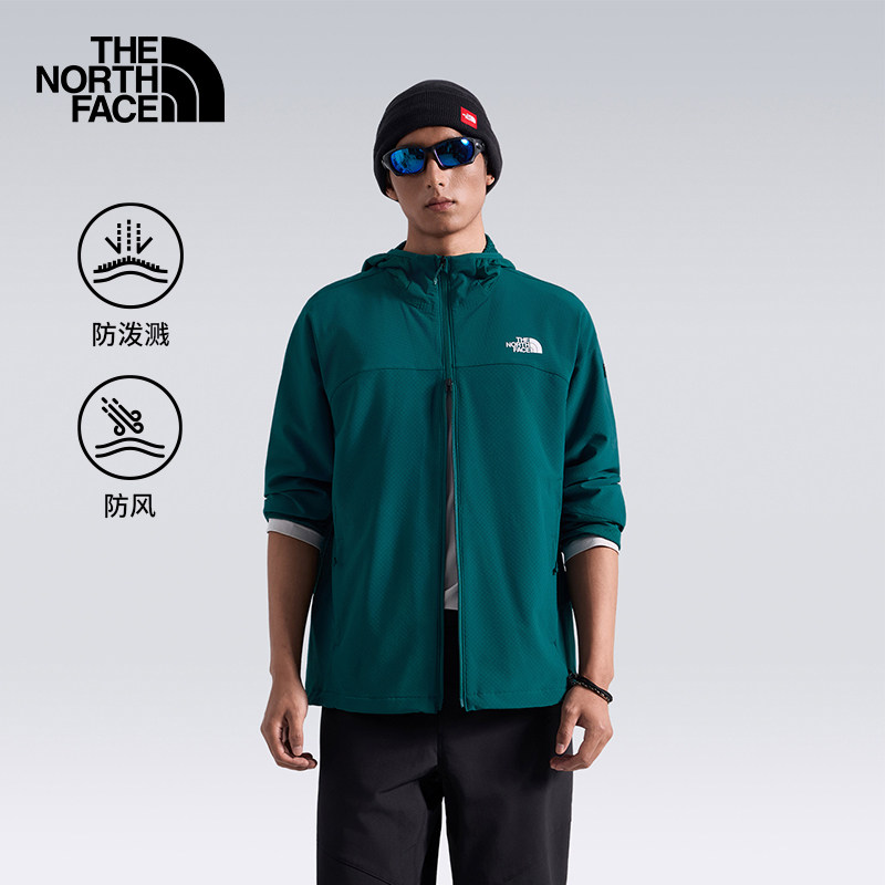 TheNorthFace北面软壳衣男26秋冬户外棋盘格防风防泼水外套8HE5