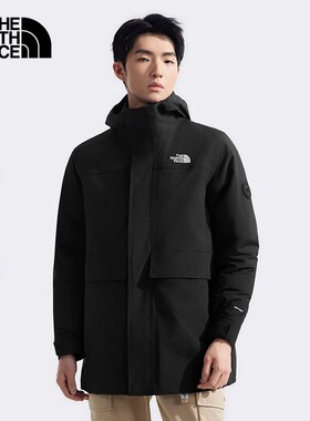 TheNorthFace北面中长款羽绒三合一秋冬防水鹅绒硬壳冲锋衣男89Z2