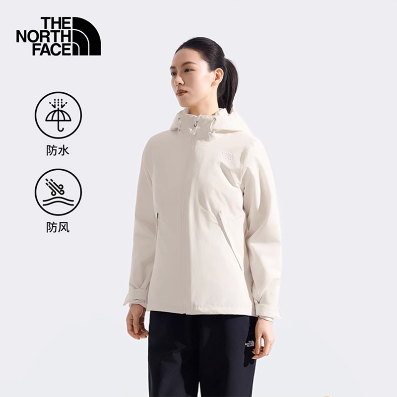北面棉胆三合一冲锋衣女