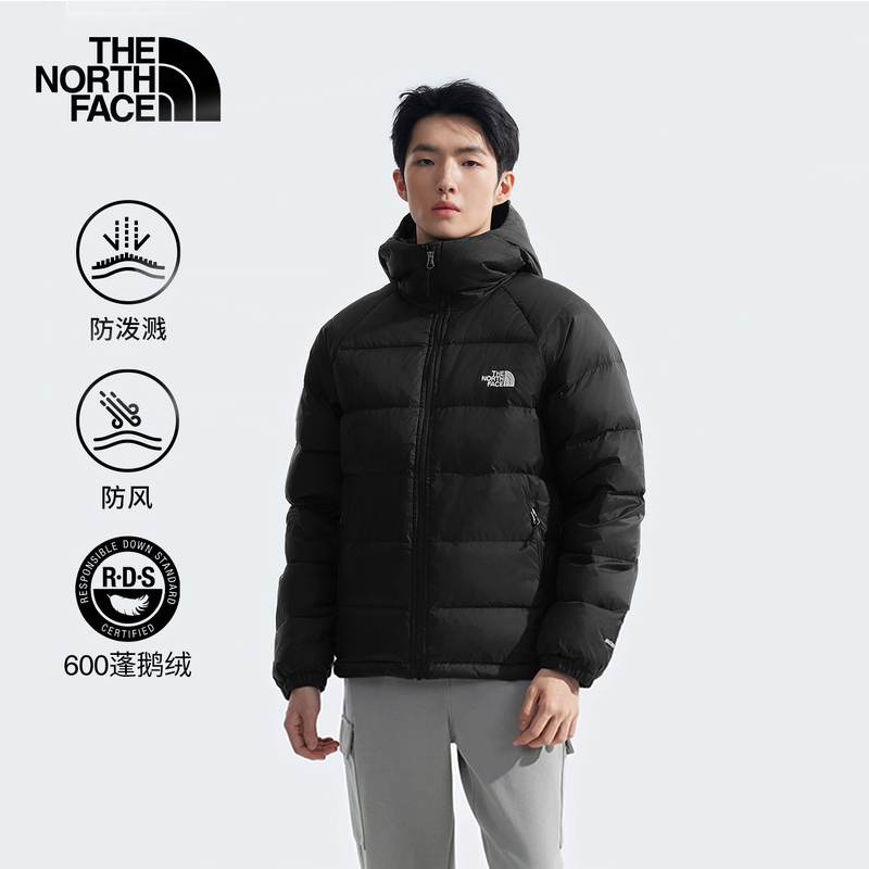 TheNorthFace北面羽绒服男25秋冬户外保暖防泼水鹅绒填充外套7W7G