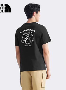 TheNorthFace北面小熊短袖男女同款春夏户外纯棉圆领半袖T恤8EYN