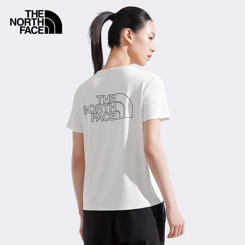 TheNorthFace北面速干短袖T恤女春夏户外防晒衣圆领半袖8CYX