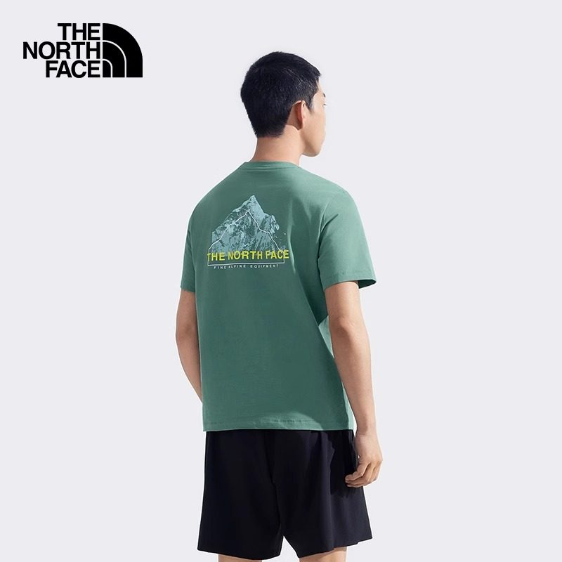 TheNorthFace北面棉质短袖T恤男25春夏户外山脉印花快干半袖8D7E,户外/登山/野营/旅行用品,户外休闲衣,淘宝优惠券,粉丝福利购,淘宝优惠卷