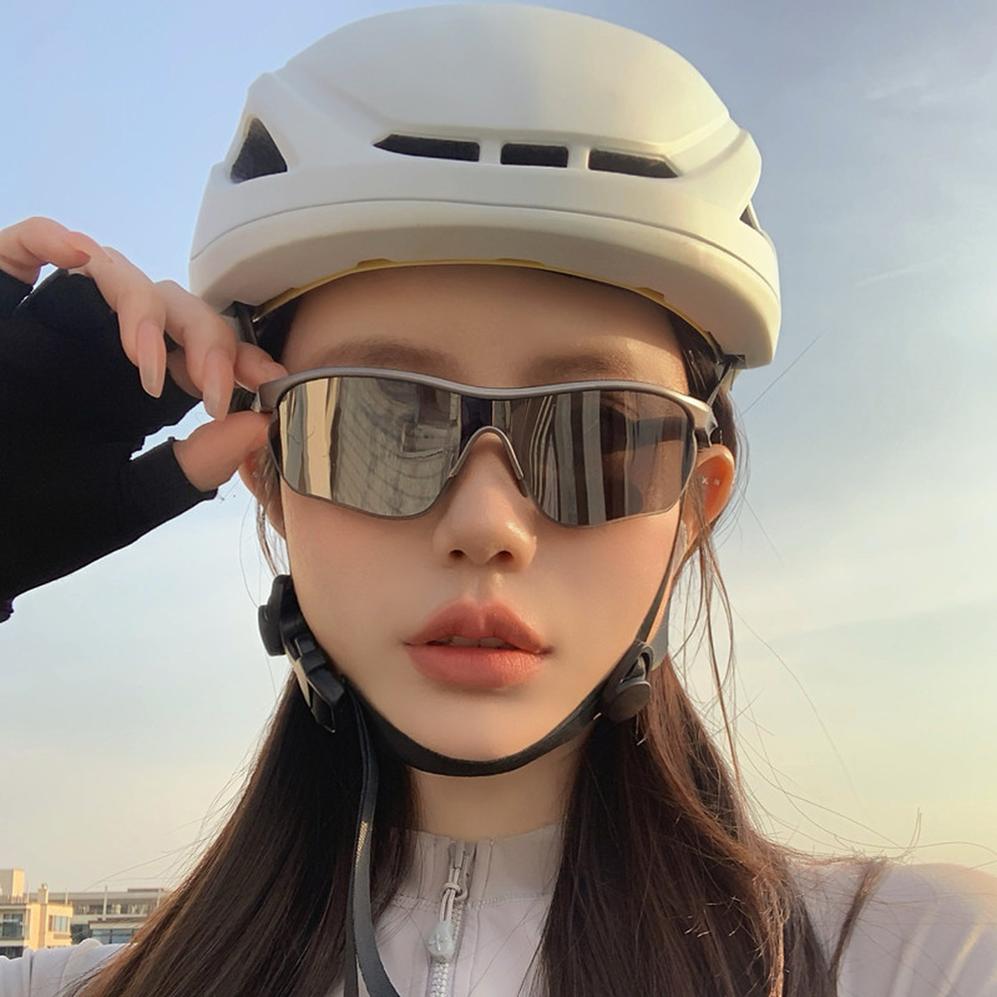 跑步太阳镜骑行眼镜偏光护目镜户外运动女复古遮阳防风防晒男墨镜