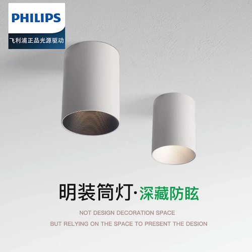 飞利浦led明装灯深藏免开孔筒灯
