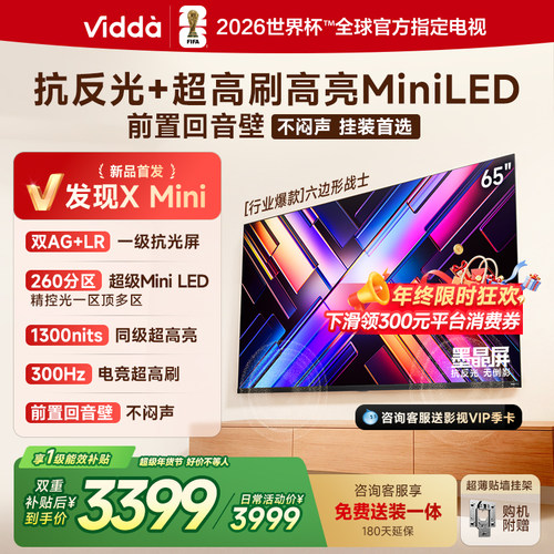 【新品】Vidda电视发现XMini65