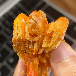 渔大叔烤虾干高钙脆虾高蛋白儿童孕妇干货即食品特产小吃网红零食